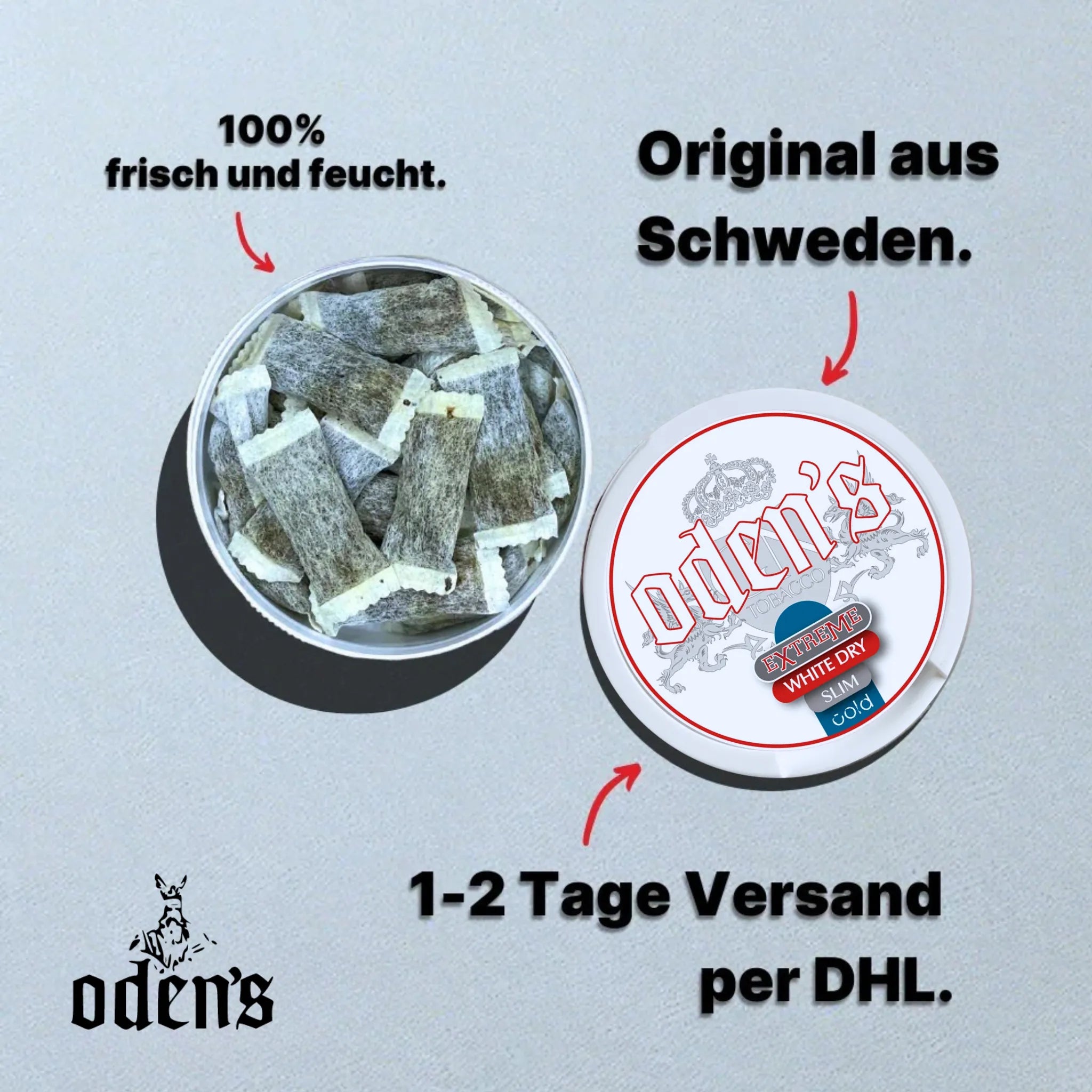 Oden's Cold Dry Slim mit Inhalt