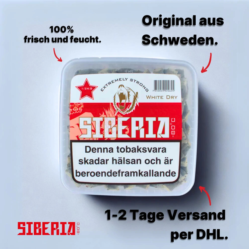 Siberia White Dry 500g Box